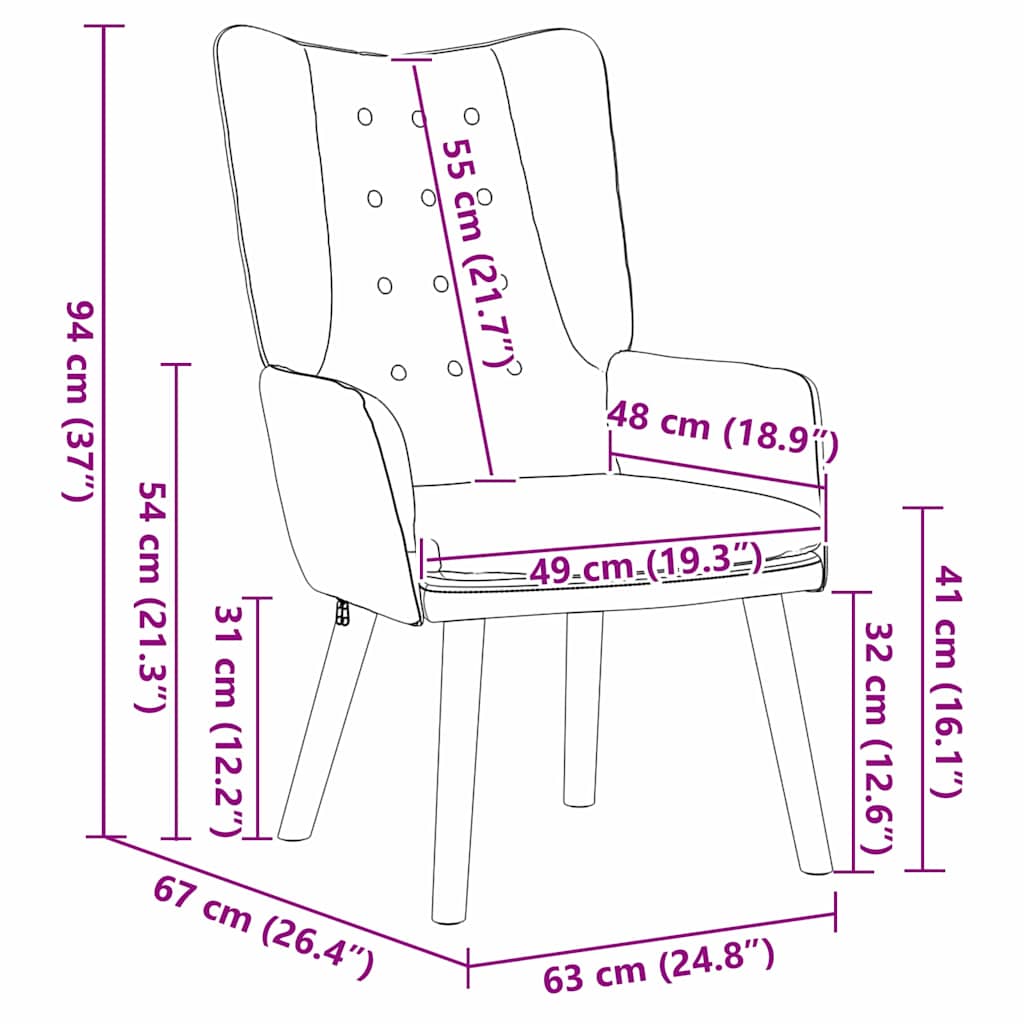 Fauteuil Turquoise 63 x 67 x 94 cm Fluweel is nu te koop bij PeponiXL, paradijselijk wonen!