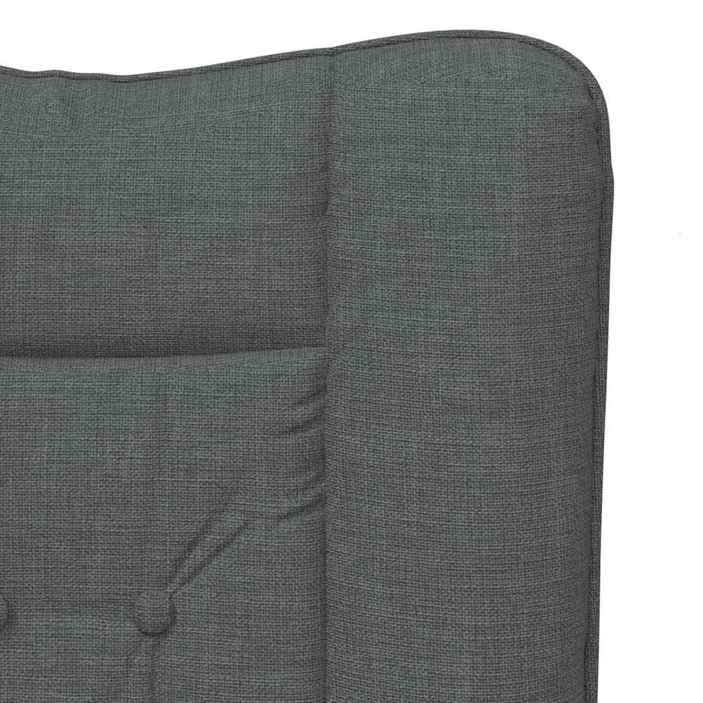 Fauteuil Donkergrijs 63 x 67 x 94 cm Stof en multiplex is nu te koop bij PeponiXL, paradijselijk wonen!