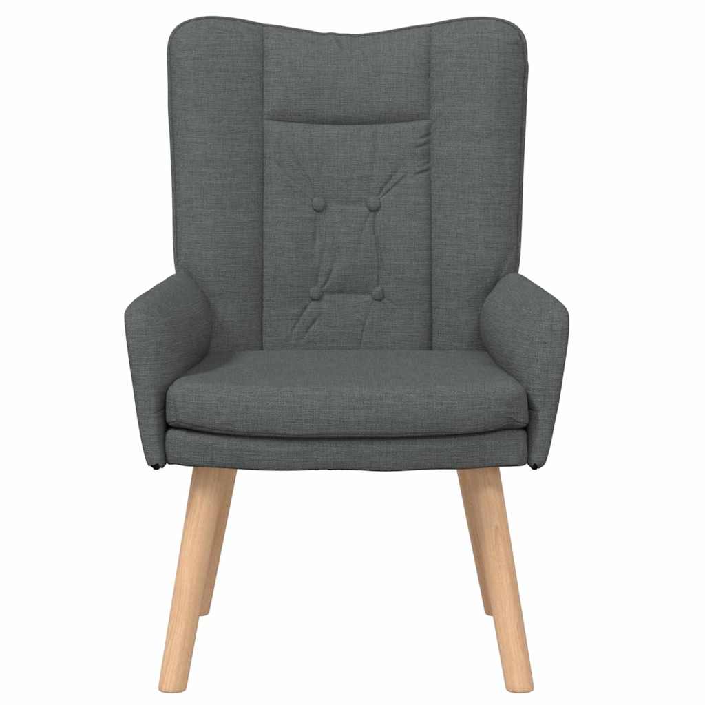 Fauteuil Donkergrijs 63 x 67 x 94 cm Stof en multiplex is nu te koop bij PeponiXL, paradijselijk wonen!