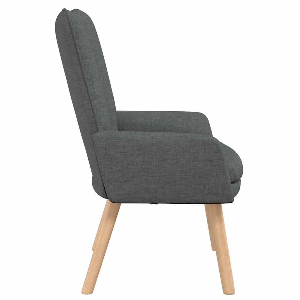 Fauteuil Donkergrijs 63 x 67 x 94 cm Stof en multiplex is nu te koop bij PeponiXL, paradijselijk wonen!