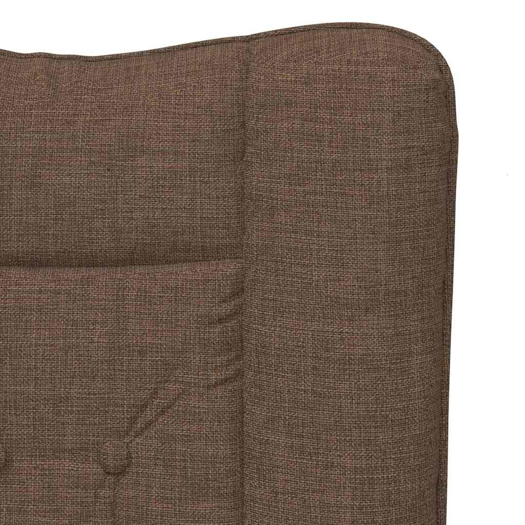 Fauteuil Bruin 63 x 67 x 94 cm Stof en multiplex is nu te koop bij PeponiXL, paradijselijk wonen!