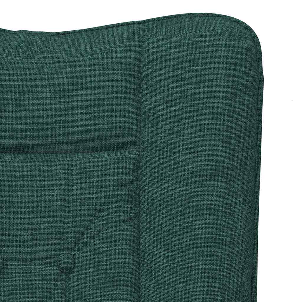 Fauteuil Donkergroen 63 x 67 x 94 cm Stof en multiplex is nu te koop bij PeponiXL, paradijselijk wonen!