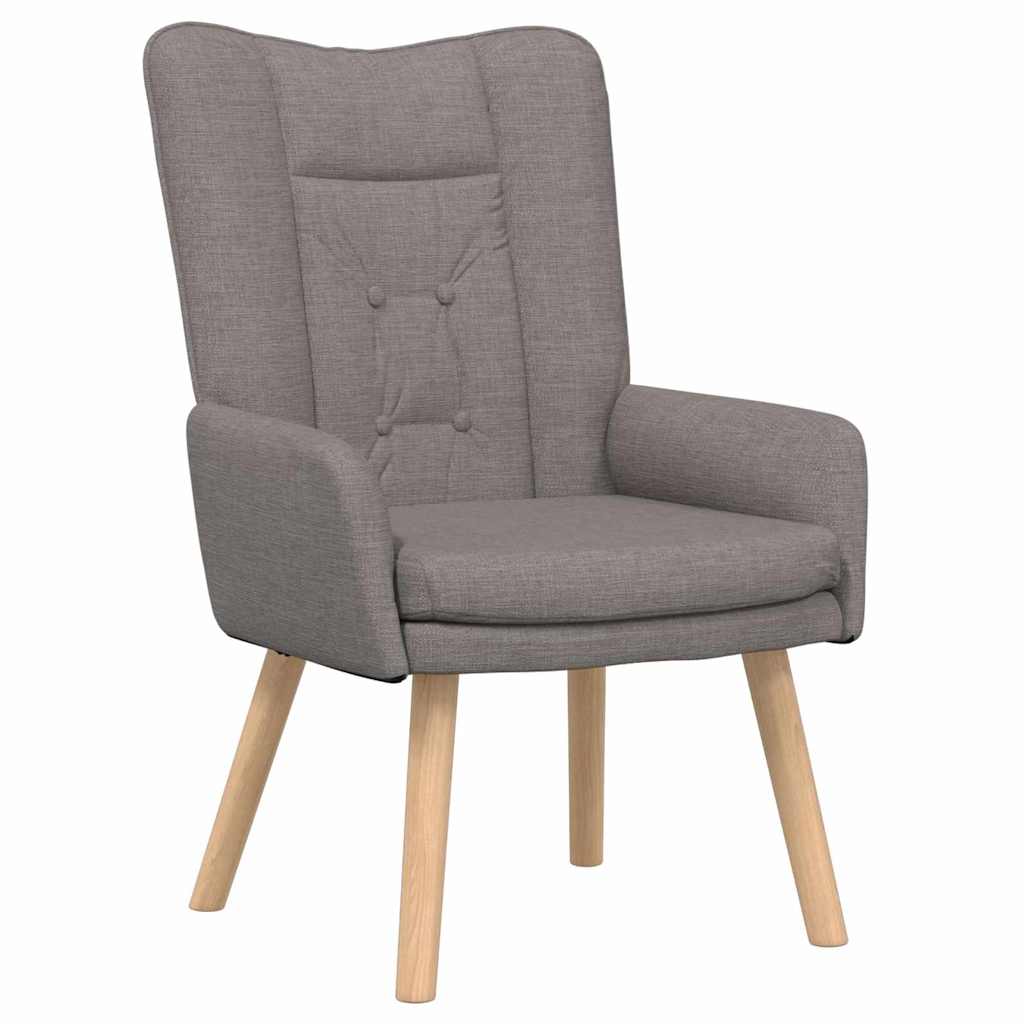 Fauteuil Taupe 63 x 67 x 94 cm Stof en multiplex is nu te koop bij PeponiXL, paradijselijk wonen!