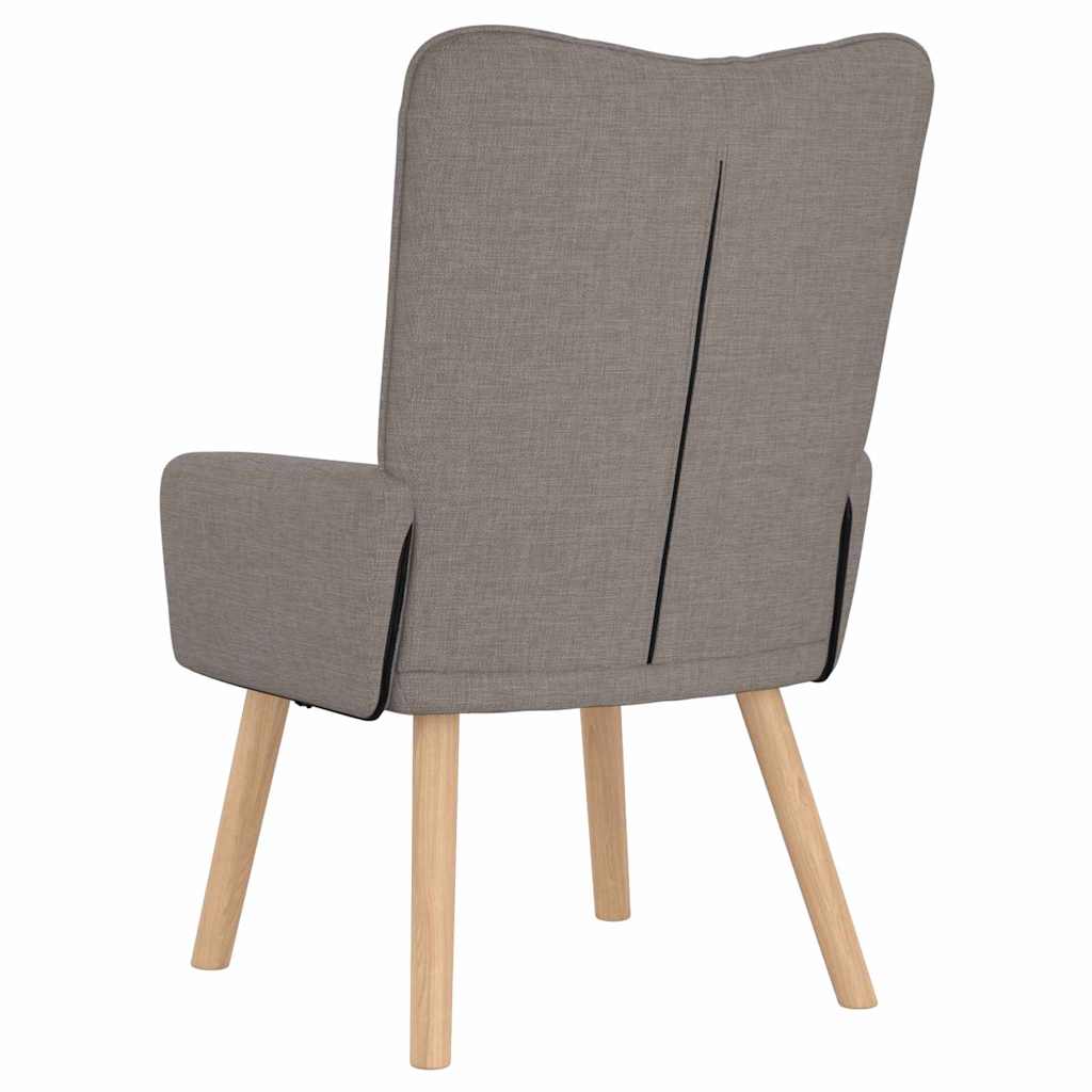 Fauteuil Taupe 63 x 67 x 94 cm Stof en multiplex is nu te koop bij PeponiXL, paradijselijk wonen!