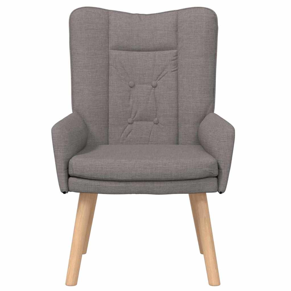 Fauteuil Taupe 63 x 67 x 94 cm Stof en multiplex is nu te koop bij PeponiXL, paradijselijk wonen!
