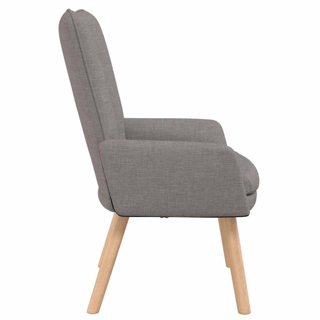 Fauteuil Taupe 63 x 67 x 94 cm Stof en multiplex is nu te koop bij PeponiXL, paradijselijk wonen!