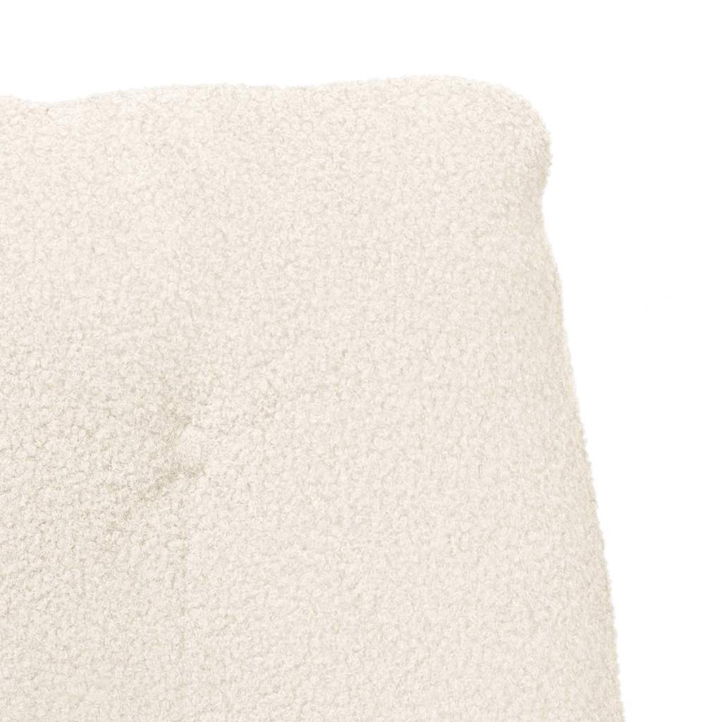 Fauteuil Crème 69 x 74 x 93 cm Sherpa Stof is nu te koop bij PeponiXL, paradijselijk wonen!