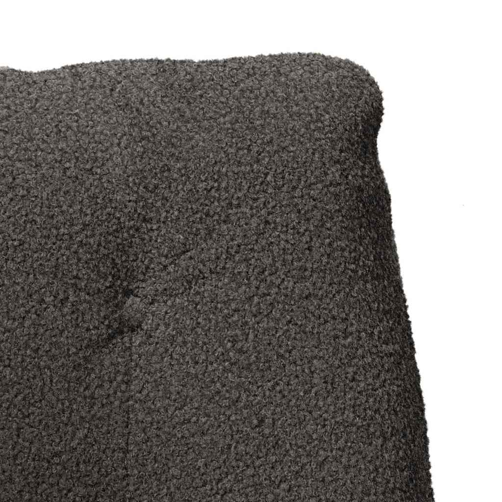 Fauteuil Donkergrijs 69 x 74 x 93 cm Sherpa Stof is nu te koop bij PeponiXL, paradijselijk wonen!