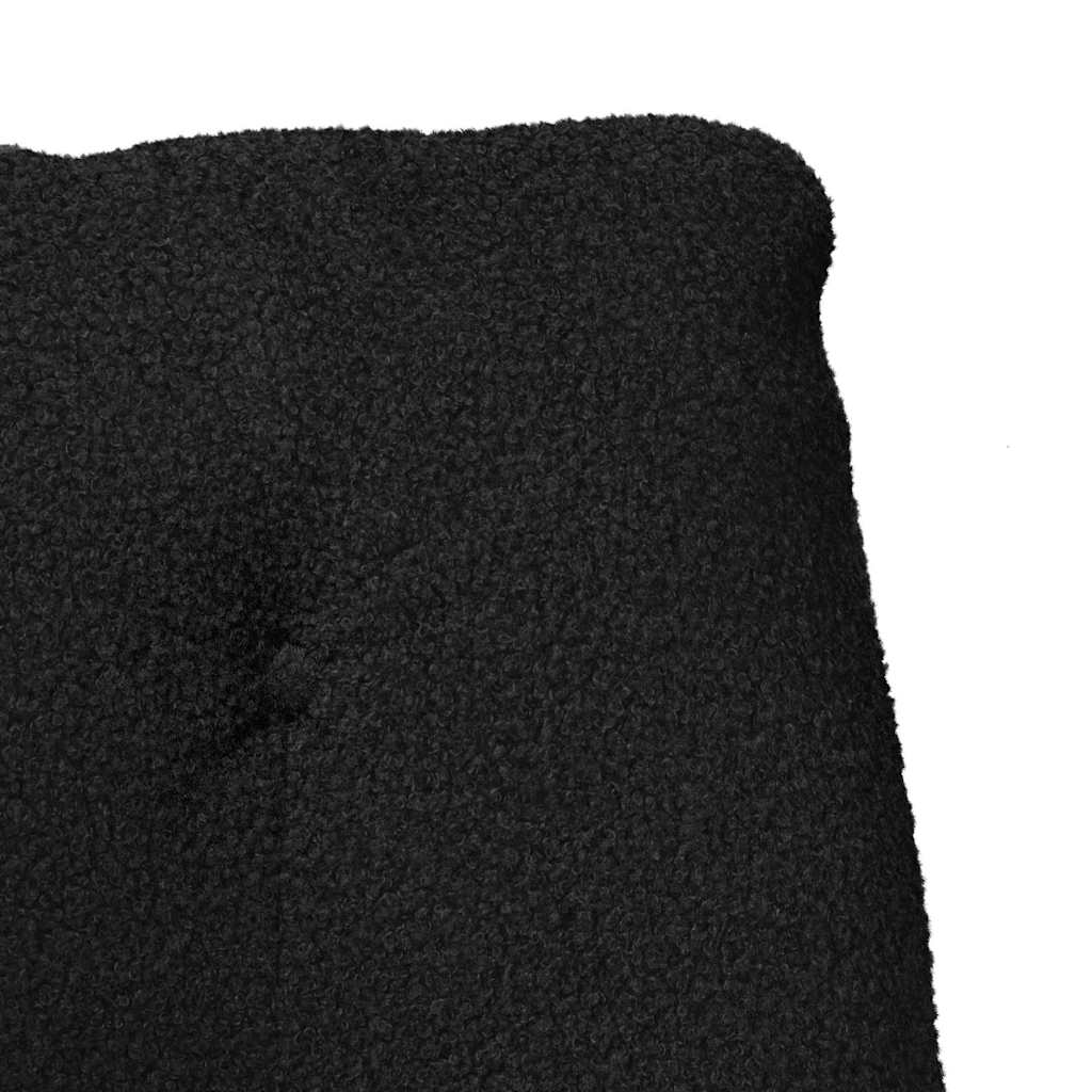 Fauteuil Zwart 69 x 74 x 93 cm Sherpa Stof is nu te koop bij PeponiXL, paradijselijk wonen!