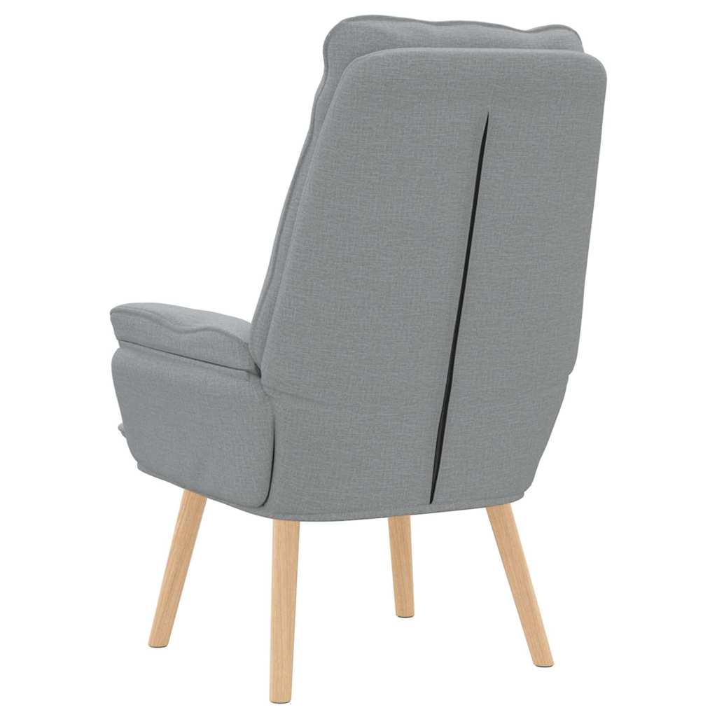 Fauteuil Lichtgrijs 69 x 74 x 93 cm Stof en multiplex is nu te koop bij PeponiXL, paradijselijk wonen!