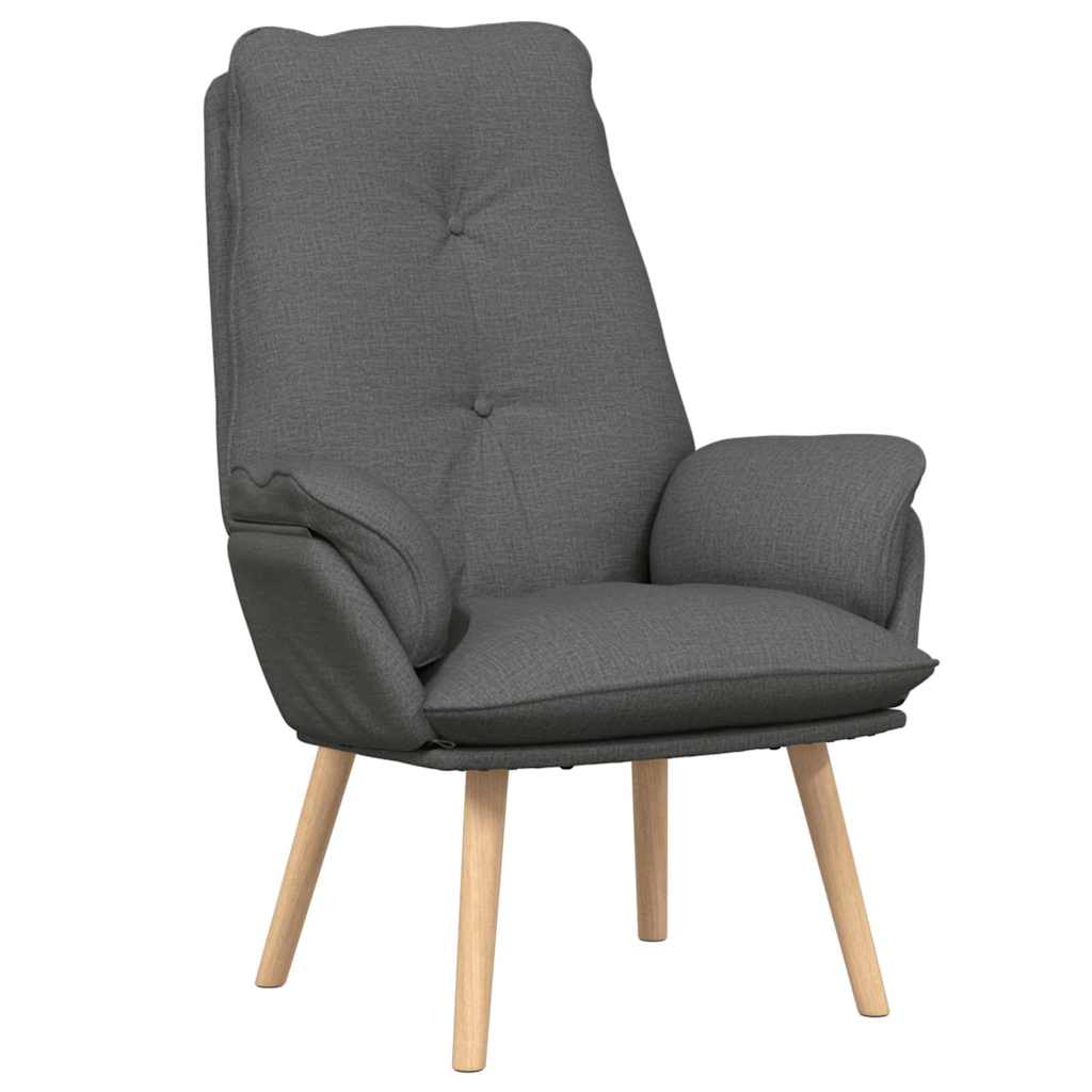 Fauteuil Donkergrijs 69 x 74 x 93 cm Stof en multiplex is nu te koop bij PeponiXL, paradijselijk wonen!