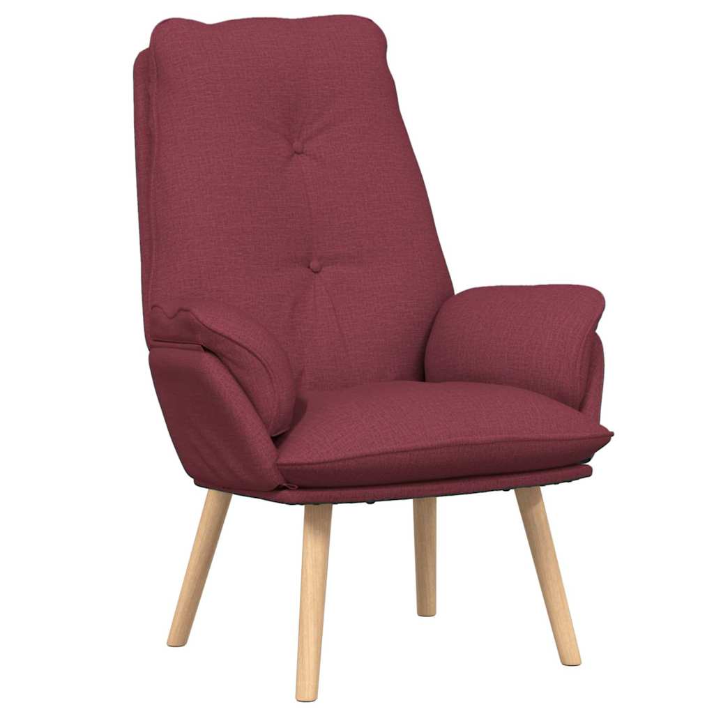 Fauteuil Wijnrood 69 x 74 x 93 cm Stof en multiplex is nu te koop bij PeponiXL, paradijselijk wonen!