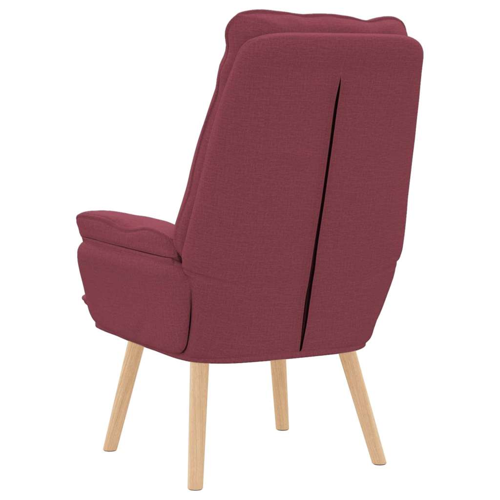 Fauteuil Wijnrood 69 x 74 x 93 cm Stof en multiplex is nu te koop bij PeponiXL, paradijselijk wonen!