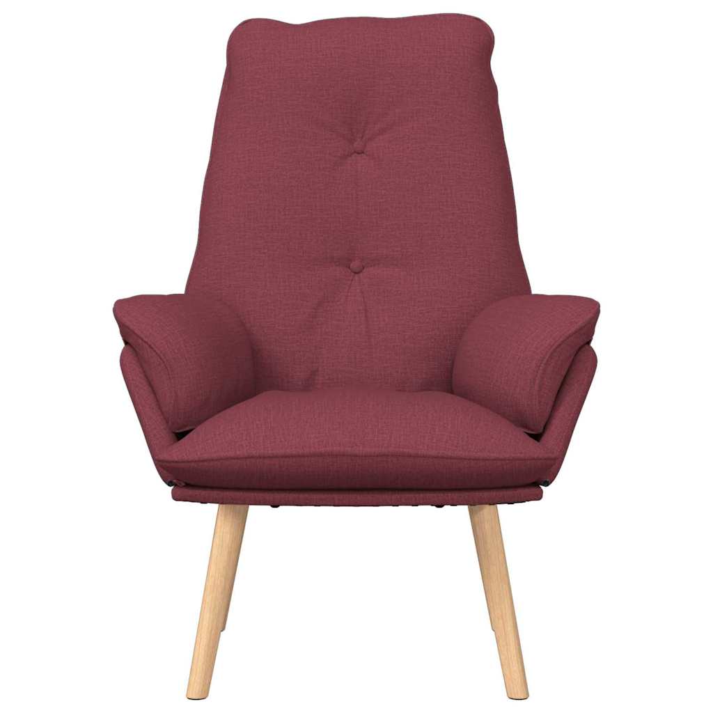 Fauteuil Wijnrood 69 x 74 x 93 cm Stof en multiplex is nu te koop bij PeponiXL, paradijselijk wonen!