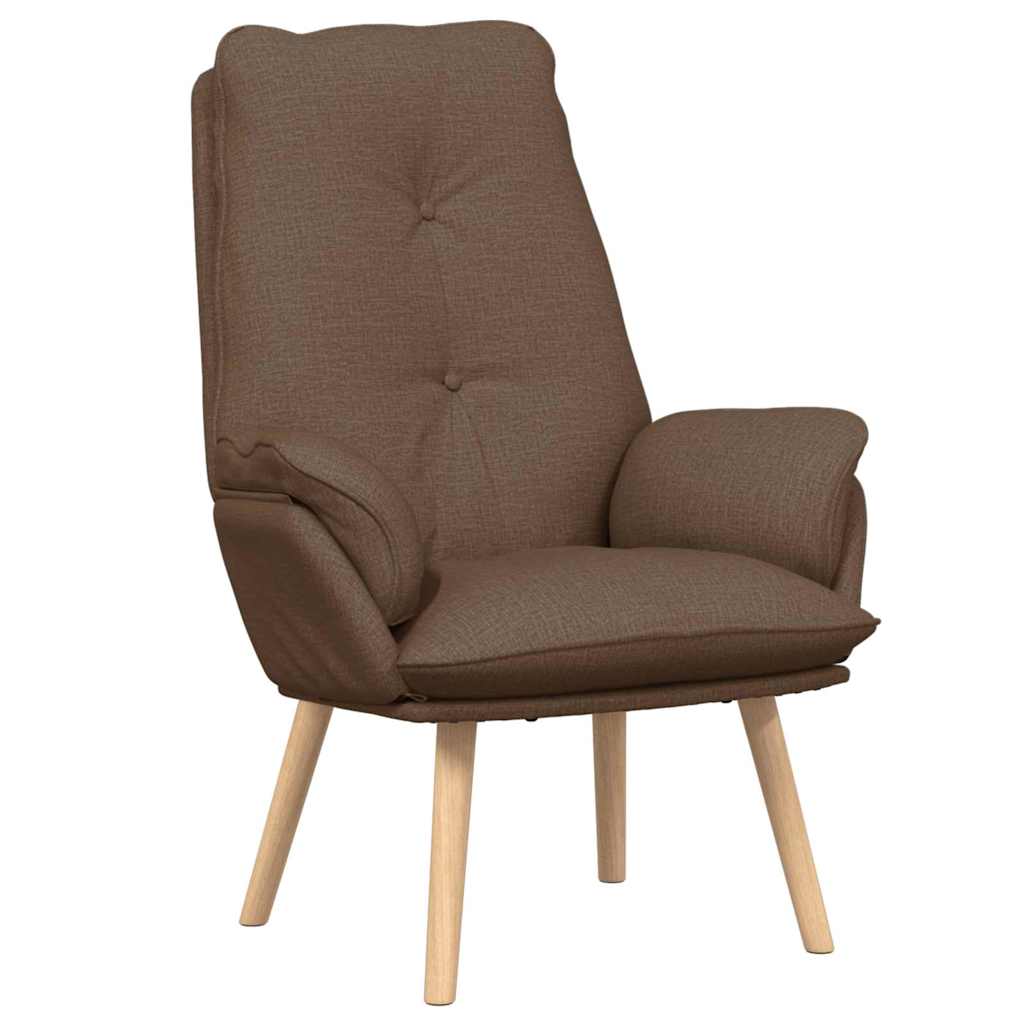 Fauteuil Bruin 69 x 74 x 93 cm Polyester en multiplex is nu te koop bij PeponiXL, paradijselijk wonen!