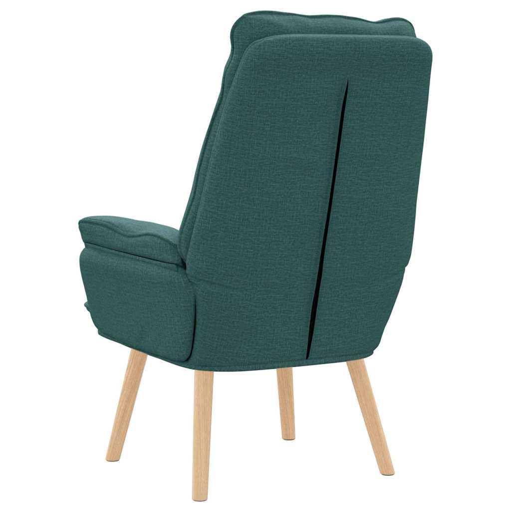 Fauteuil Donkergroen 69 x 74 x 93 cm Stof en multiplex is nu te koop bij PeponiXL, paradijselijk wonen!