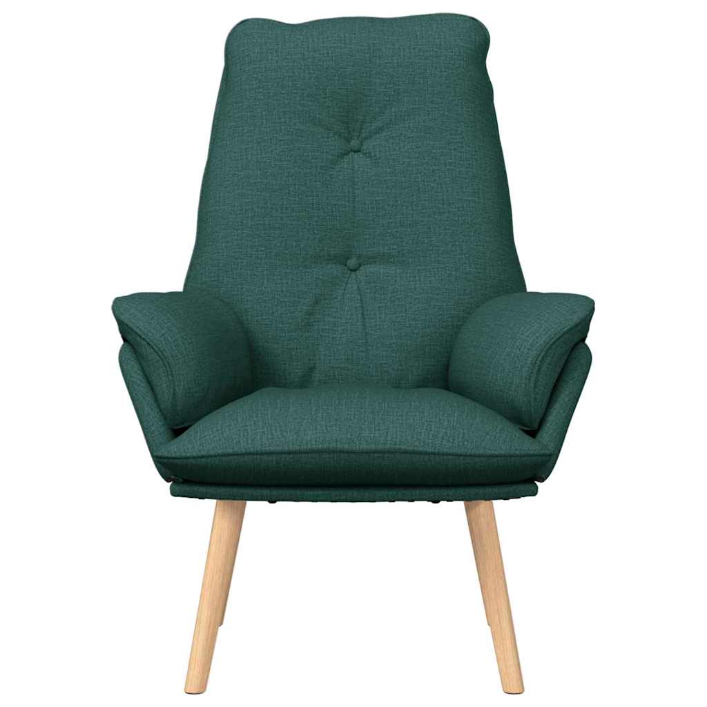 Fauteuil Donkergroen 69 x 74 x 93 cm Stof en multiplex is nu te koop bij PeponiXL, paradijselijk wonen!