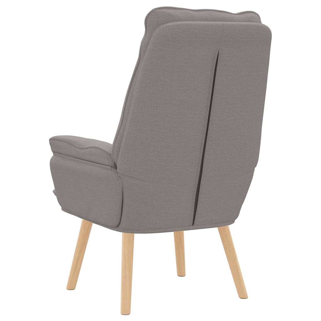 Fauteuil Taupe 69 x 74 x 93 cm Stof en multiplex is nu te koop bij PeponiXL, paradijselijk wonen!