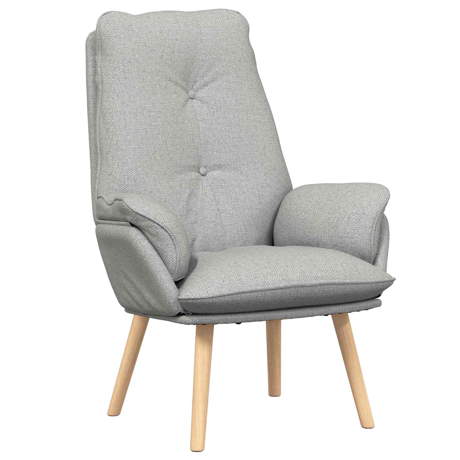 Fauteuil Wolkengrijs 69 x 74 x 93 cm Stof en multiplex is nu te koop bij PeponiXL, paradijselijk wonen!