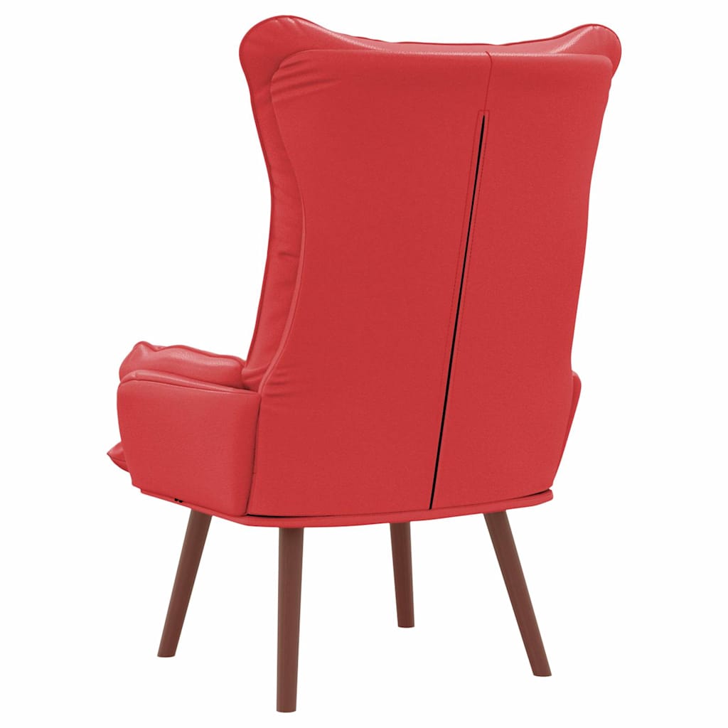 Fauteuil Rood 69 x 74 x 93 cm Kunstleer is nu te koop bij PeponiXL, paradijselijk wonen!