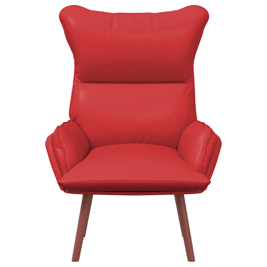 Fauteuil Rood 69 x 74 x 93 cm Kunstleer is nu te koop bij PeponiXL, paradijselijk wonen!