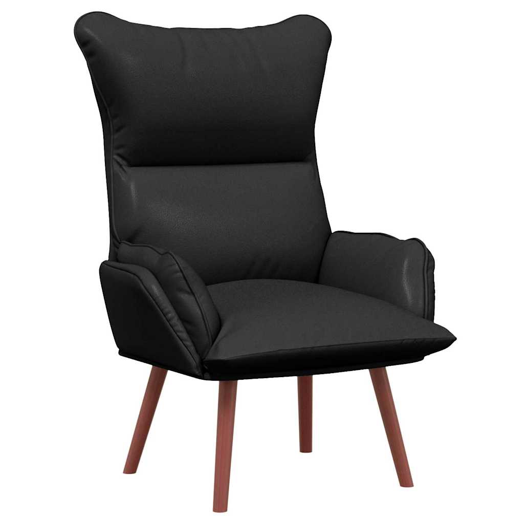 Fauteuil Zwart 69 x 74 x 93 cm Kunstleer is nu te koop bij PeponiXL, paradijselijk wonen!