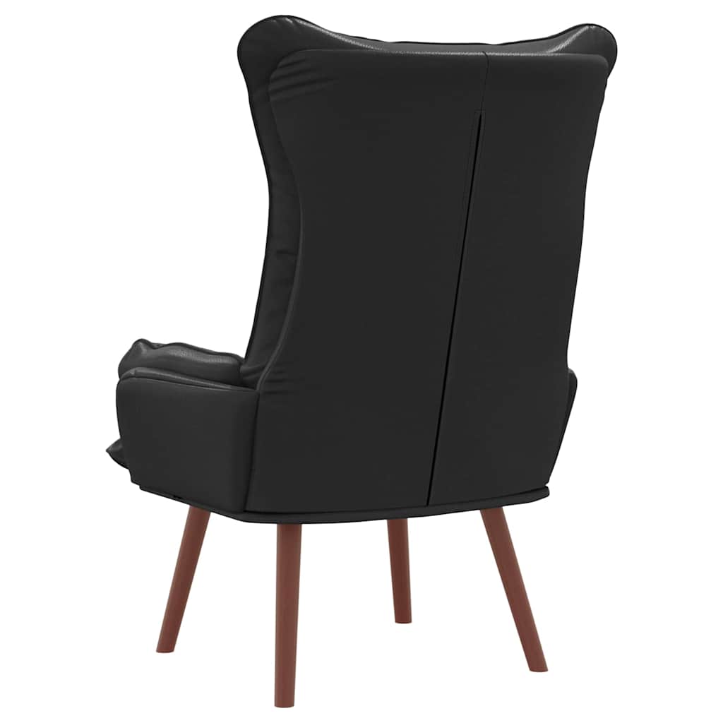 Fauteuil Zwart 69 x 74 x 93 cm Kunstleer is nu te koop bij PeponiXL, paradijselijk wonen!