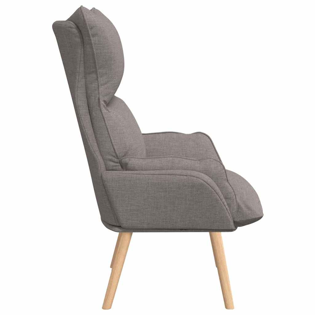 Fauteuil Taupe 69 x 74 x 93 cm Stof en multiplex is nu te koop bij PeponiXL, paradijselijk wonen!