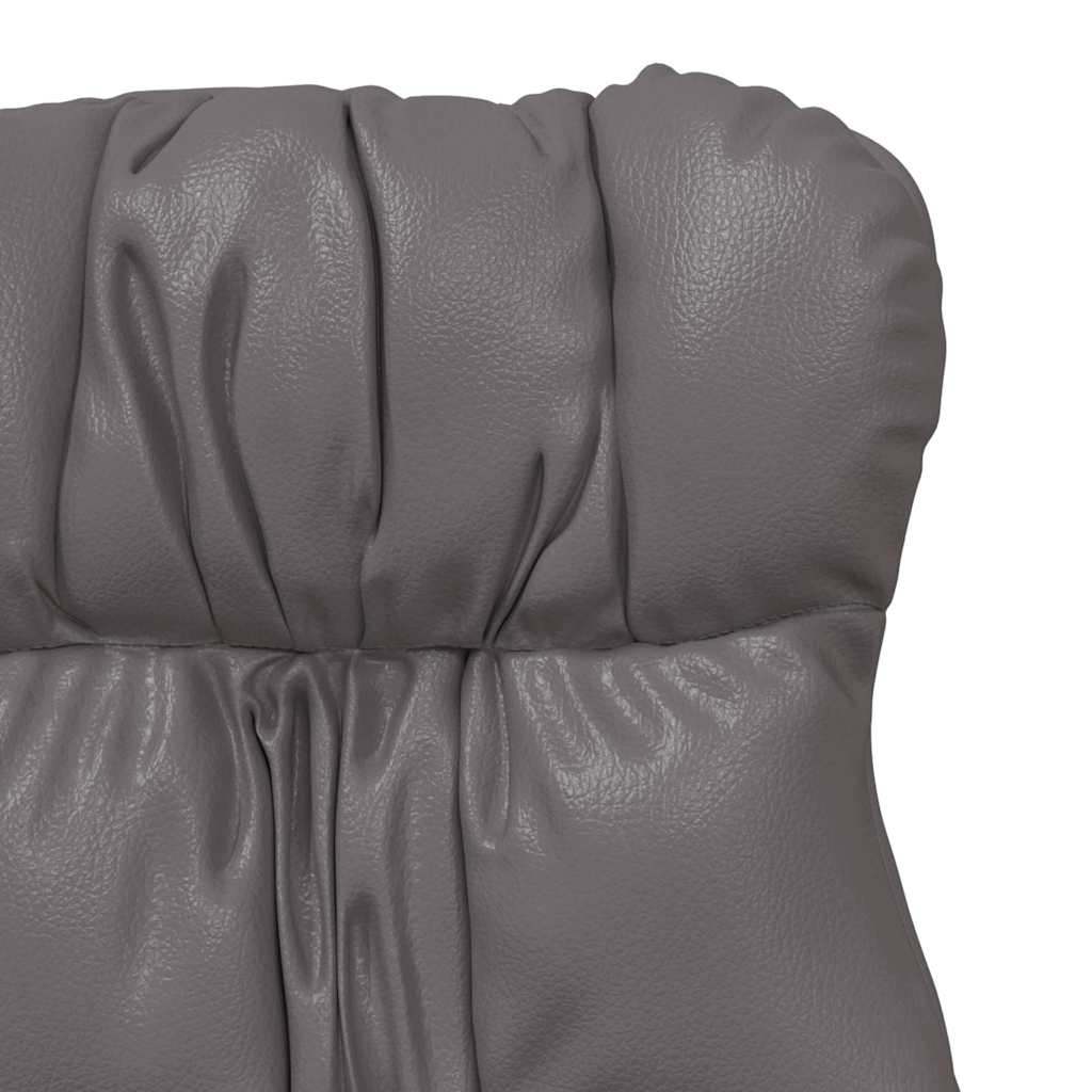 Fauteuil Grijs 69 x 74 x 93 cm Kunstleer is nu te koop bij PeponiXL, paradijselijk wonen!