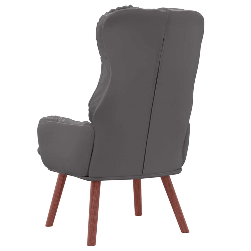 Fauteuil Grijs 69 x 74 x 93 cm Kunstleer is nu te koop bij PeponiXL, paradijselijk wonen!