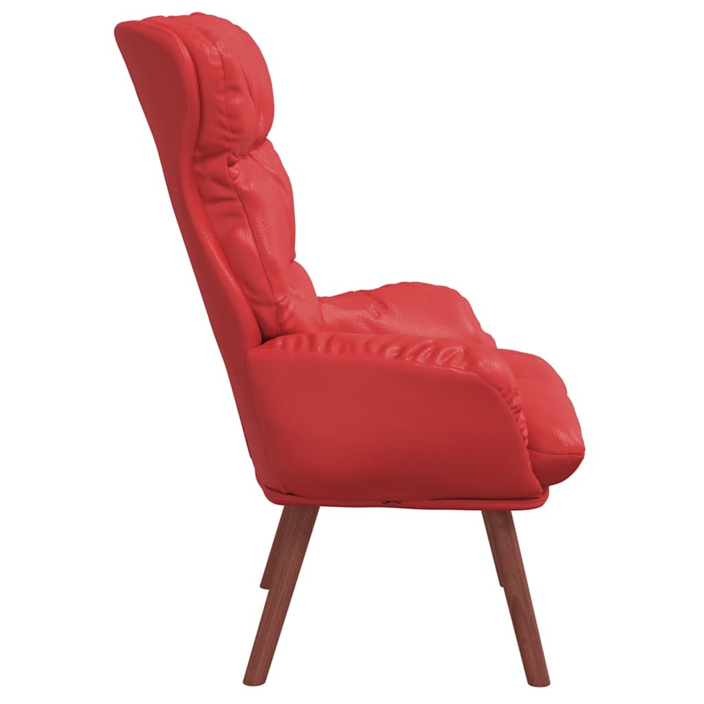 Fauteuil Rood 69 x 74 x 93 cm Kunstleer is nu te koop bij PeponiXL, paradijselijk wonen!