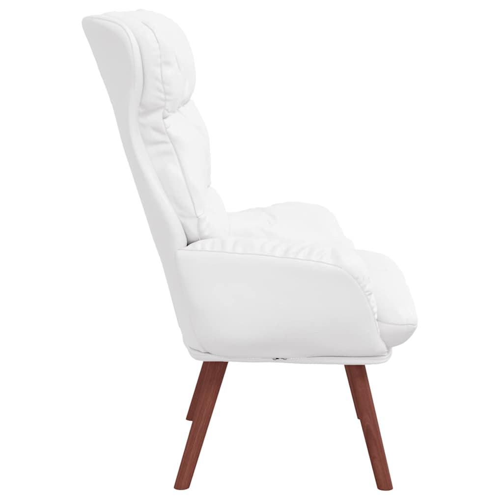 Fauteuil Wit 69 x 74 x 93 cm Kunstleer is nu te koop bij PeponiXL, paradijselijk wonen!