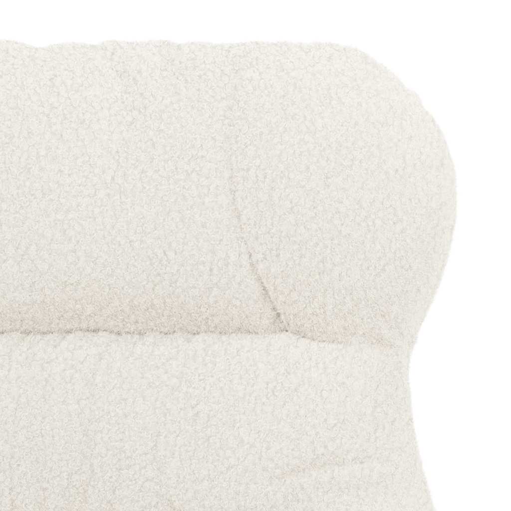 Fauteuil Crème 69 x 74 x 93 cm Sherpa Stof is nu te koop bij PeponiXL, paradijselijk wonen!