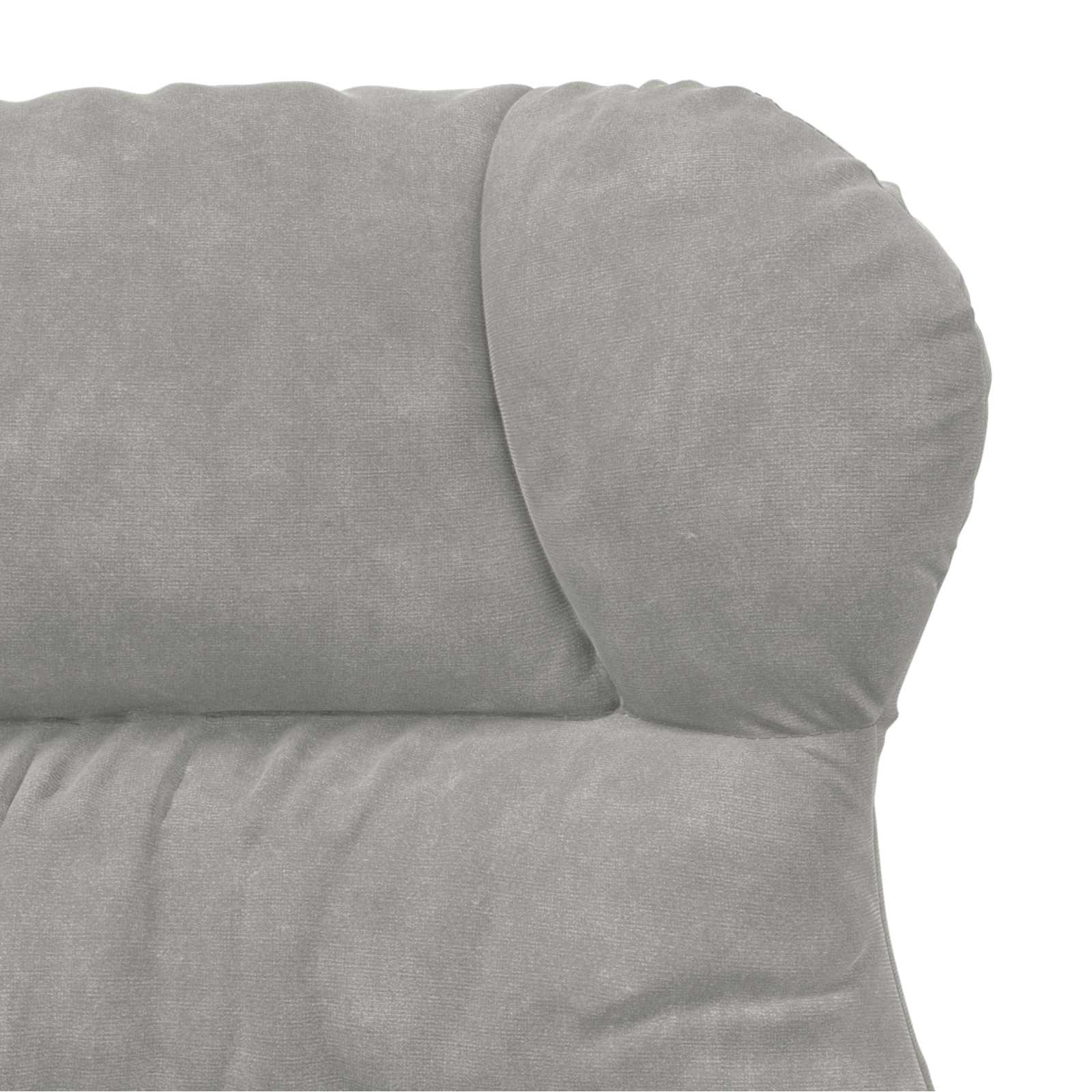Fauteuil Lichtgrijs 69 x 74 x 93 cm Fluweel is nu te koop bij PeponiXL, paradijselijk wonen!