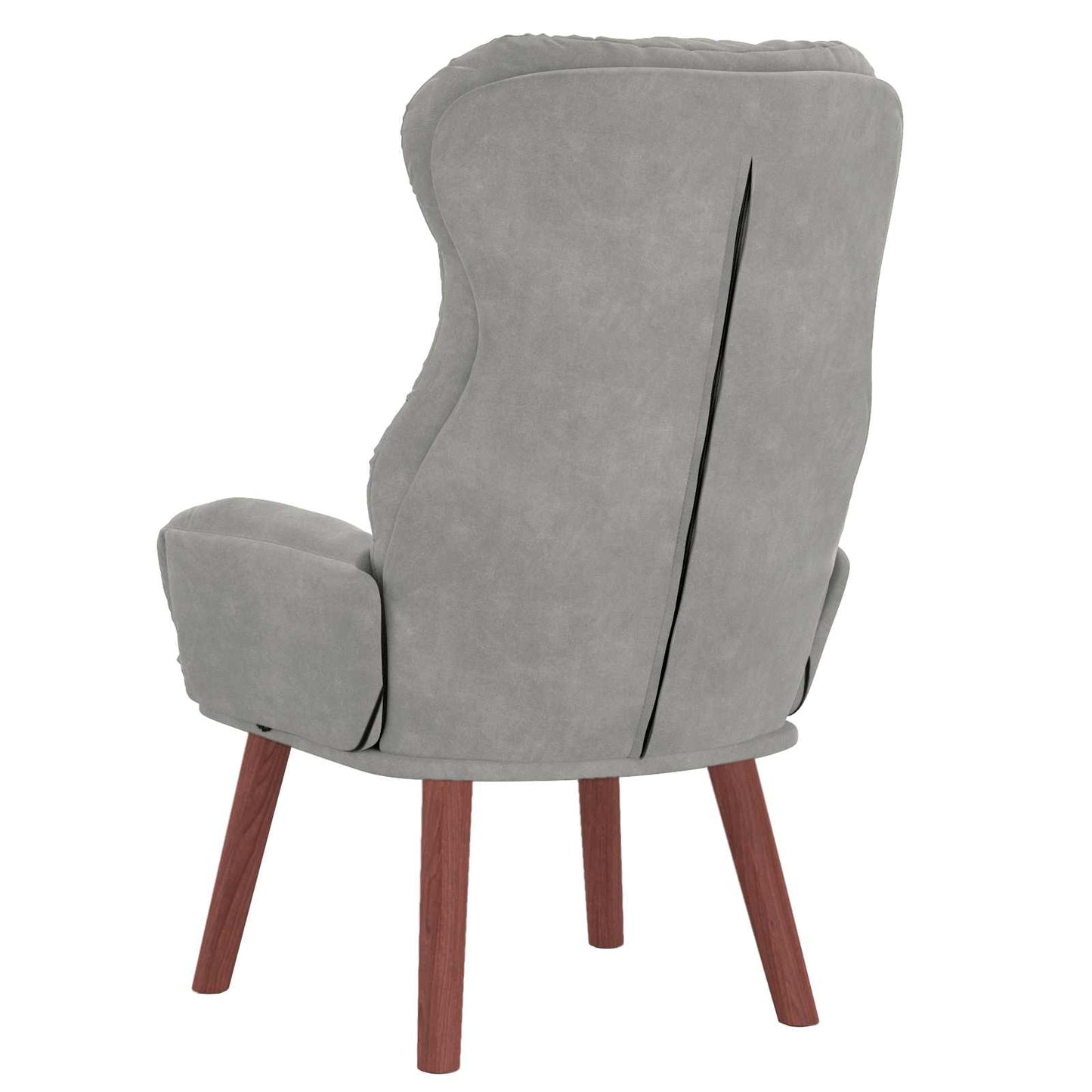 Fauteuil Lichtgrijs 69 x 74 x 93 cm Fluweel is nu te koop bij PeponiXL, paradijselijk wonen!