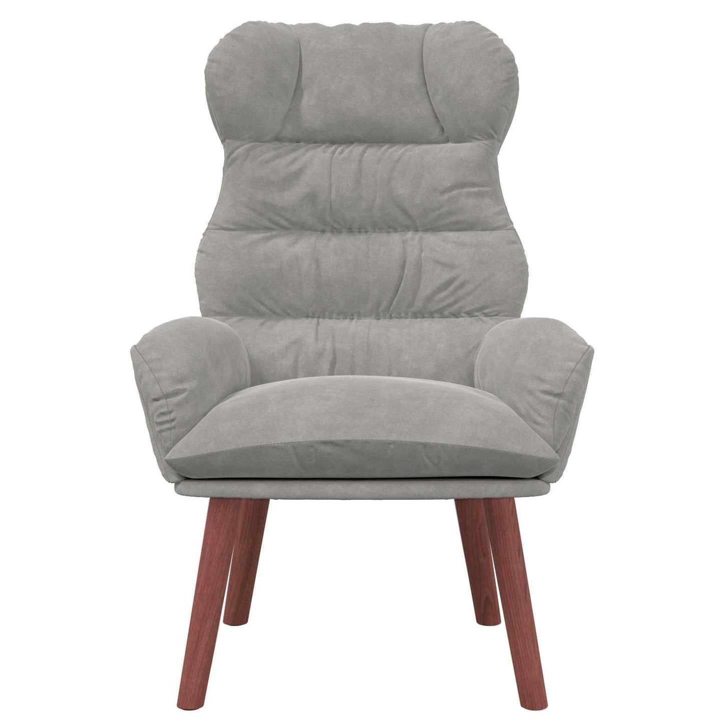 Fauteuil Lichtgrijs 69 x 74 x 93 cm Fluweel is nu te koop bij PeponiXL, paradijselijk wonen!