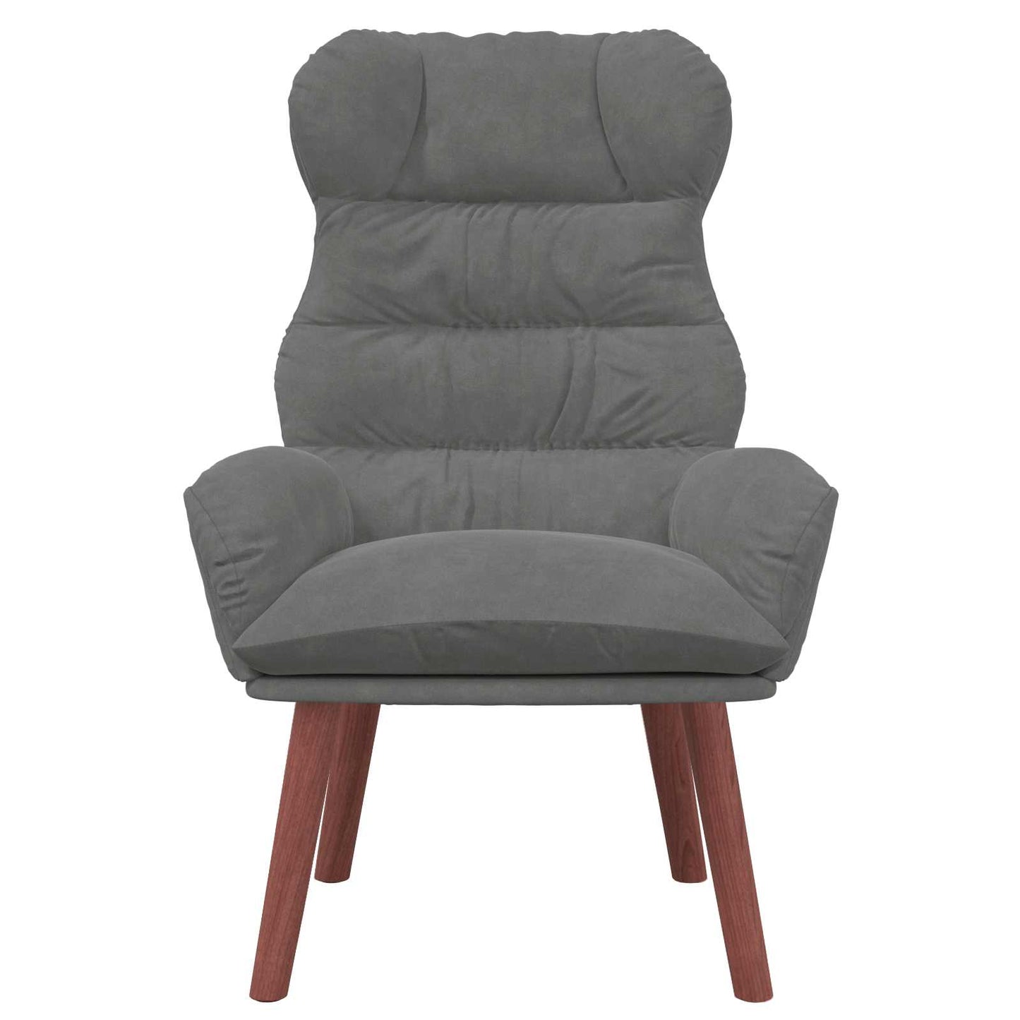 Fauteuil Donkergrijs 69 x 74 x 93 cm Fluweel is nu te koop bij PeponiXL, paradijselijk wonen!