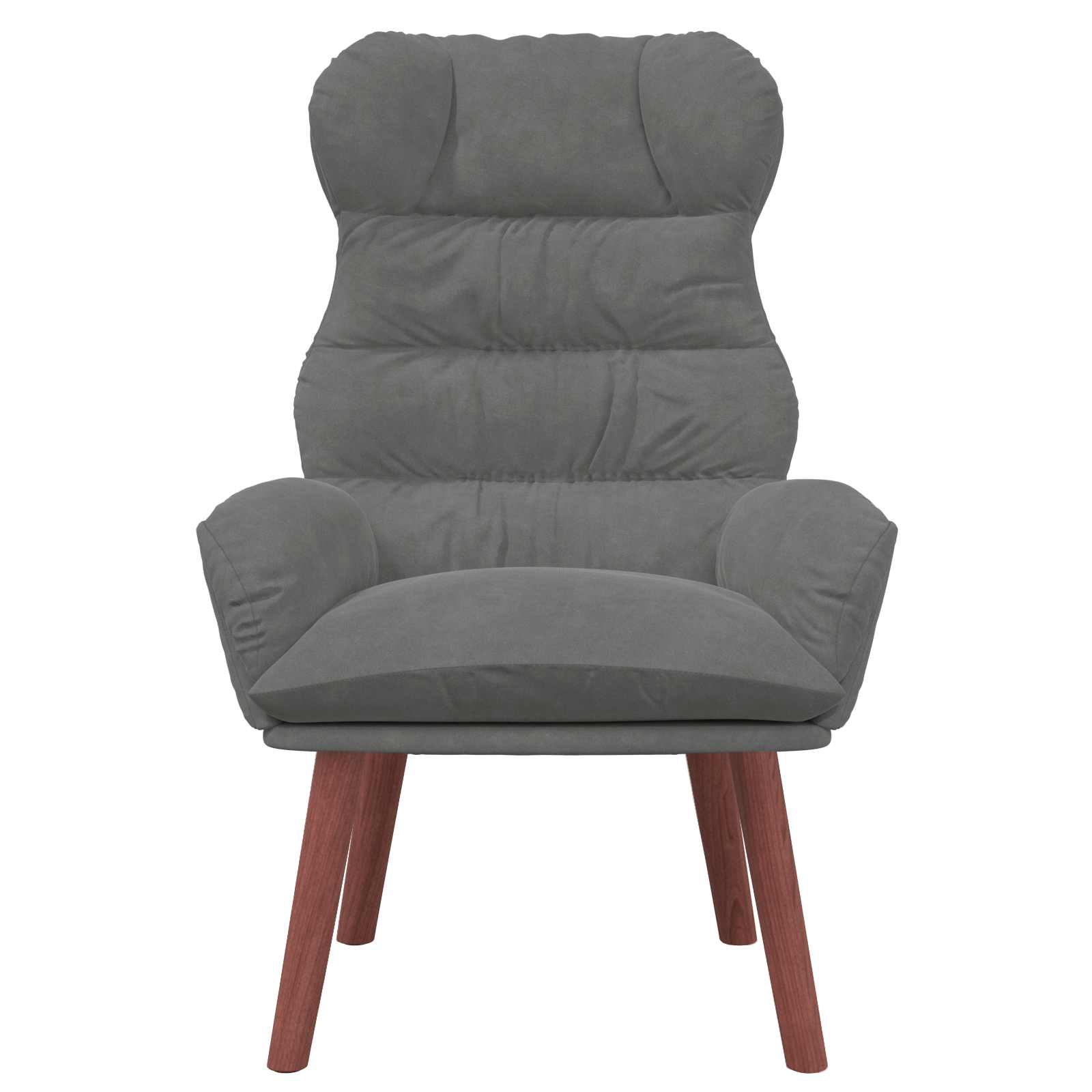 Fauteuil Donkergrijs 69 x 74 x 93 cm Fluweel is nu te koop bij PeponiXL, paradijselijk wonen!