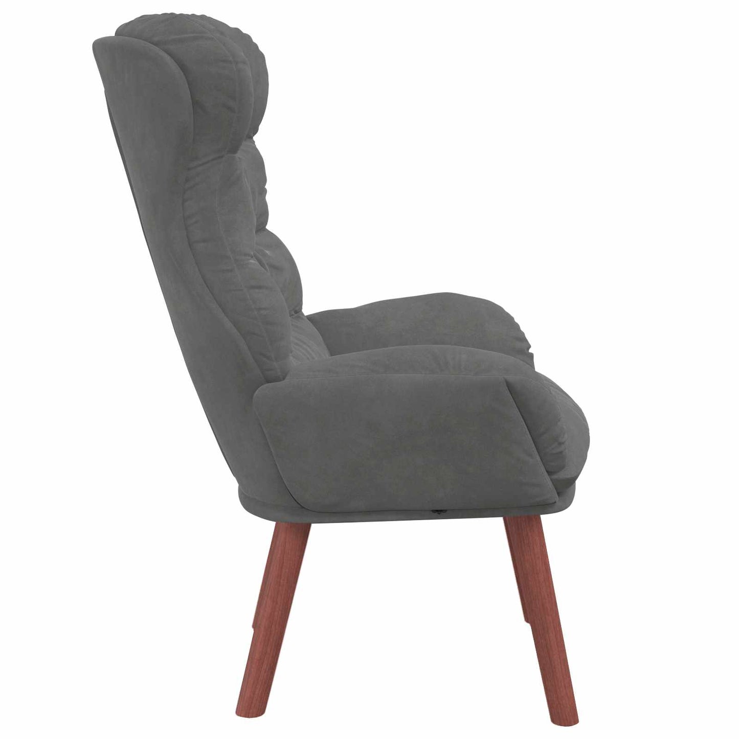 Fauteuil Donkergrijs 69 x 74 x 93 cm Fluweel is nu te koop bij PeponiXL, paradijselijk wonen!