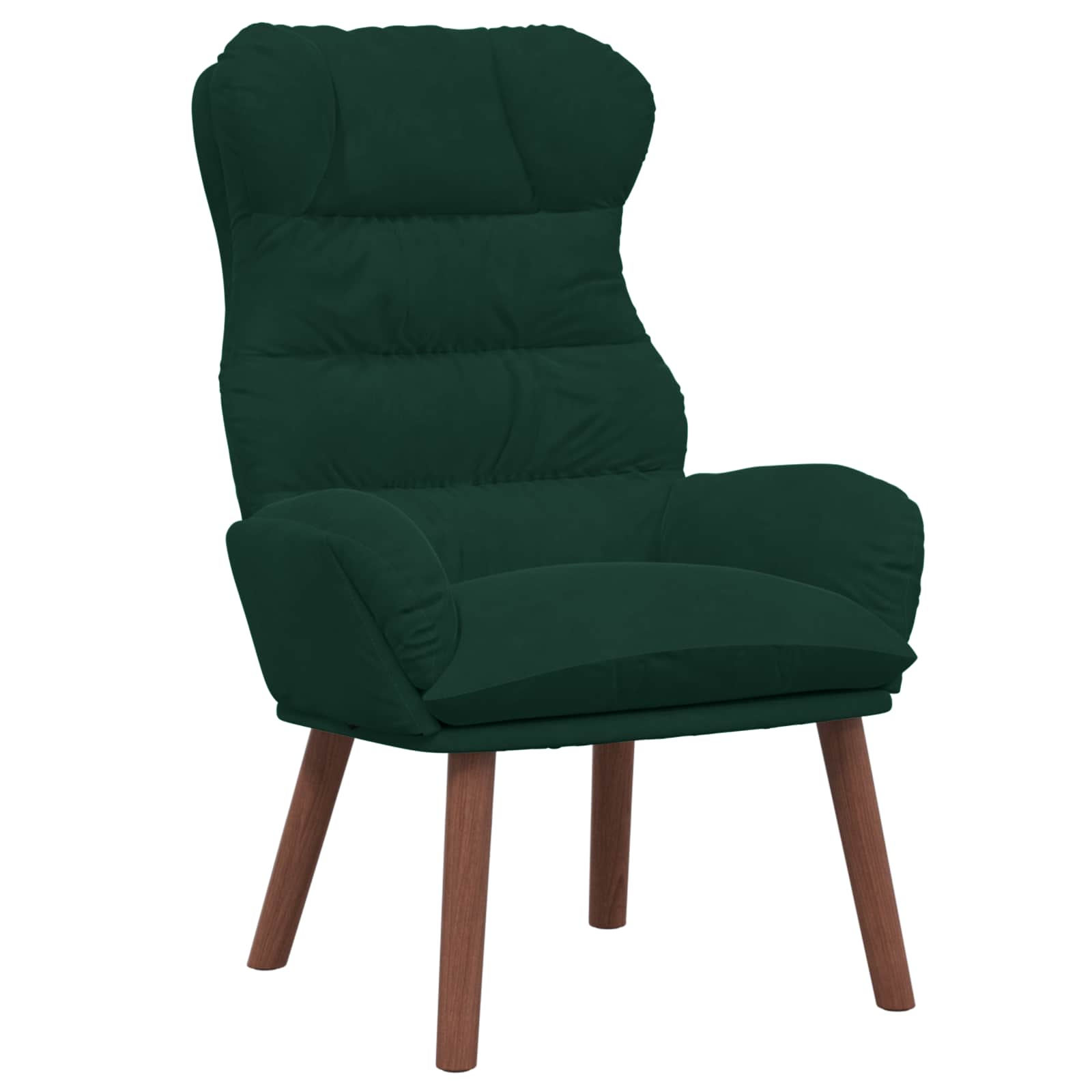 Fauteuil Donkergroen 69 x 74 x 93 cm Fluweel is nu te koop bij PeponiXL, paradijselijk wonen!