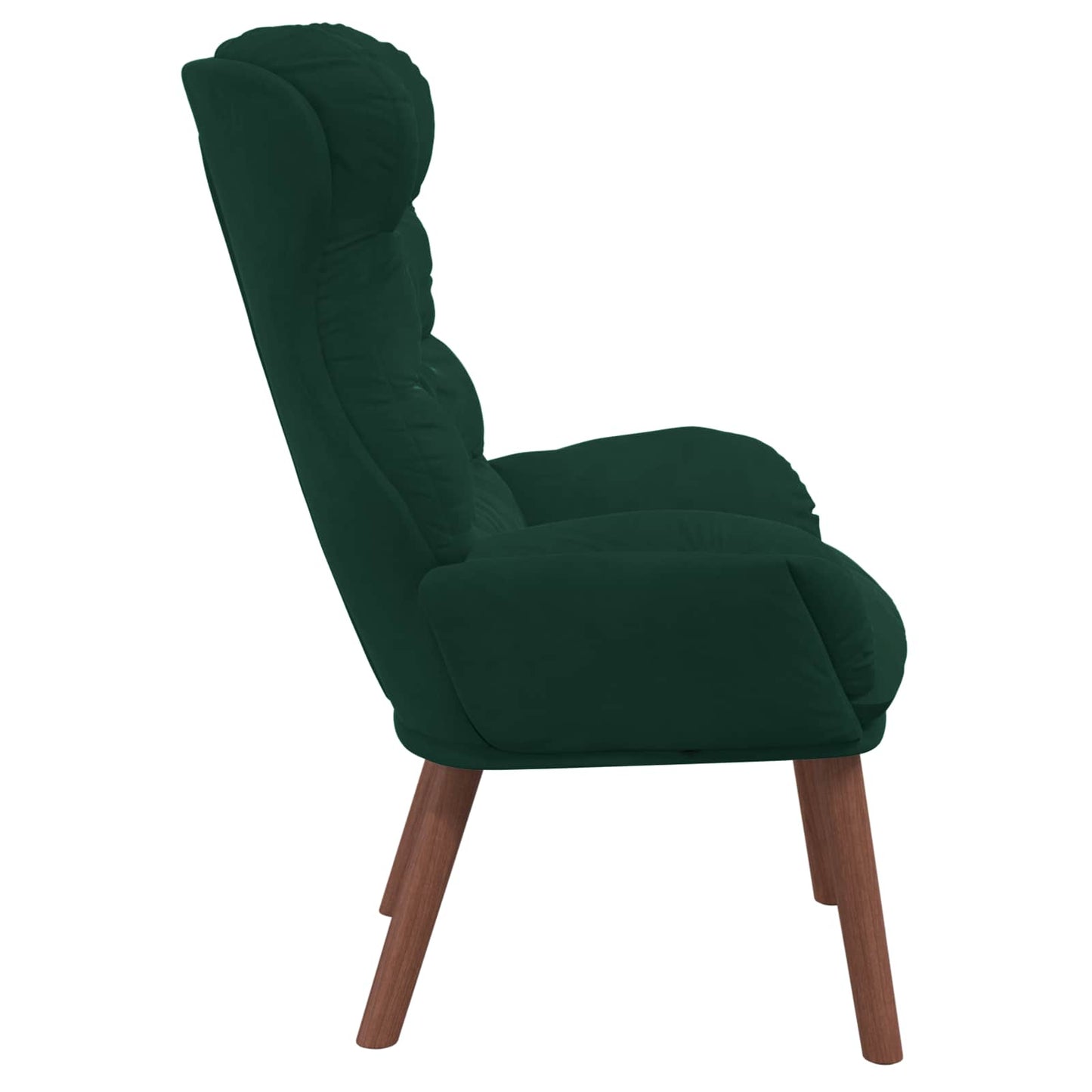 Fauteuil Donkergroen 69 x 74 x 93 cm Fluweel is nu te koop bij PeponiXL, paradijselijk wonen!