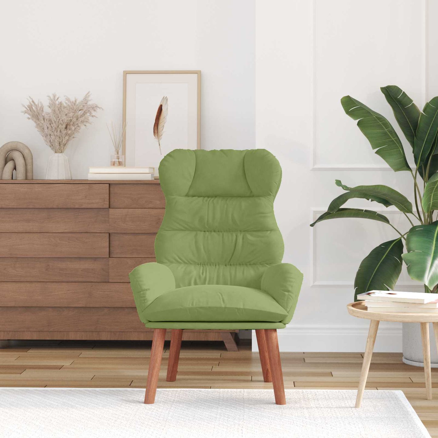 Fauteuil Lichtgroen 69 x 74 x 93 cm Fluweel is nu te koop bij PeponiXL, paradijselijk wonen!