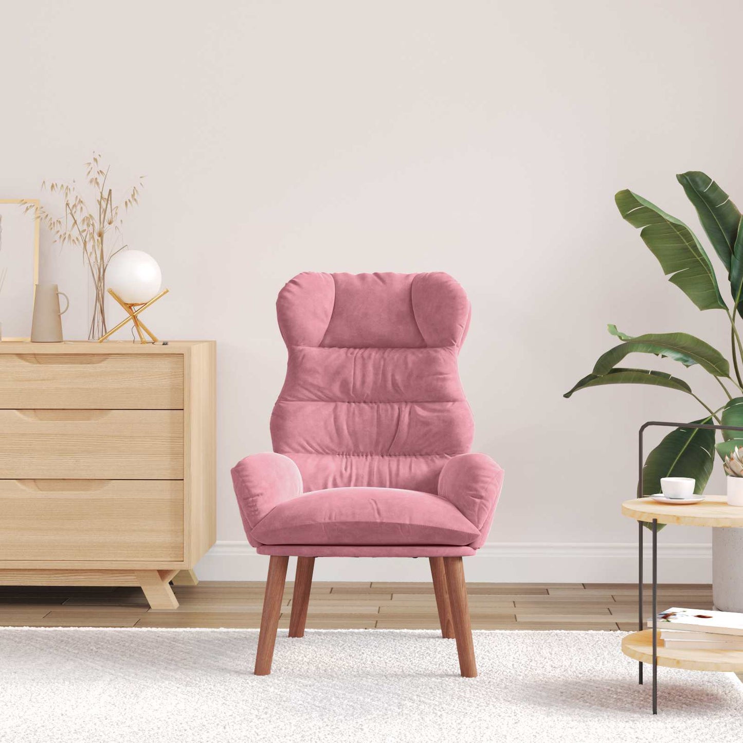 Fauteuil Roze 69 x 74 x 93 cm Fluweel is nu te koop bij PeponiXL, paradijselijk wonen!