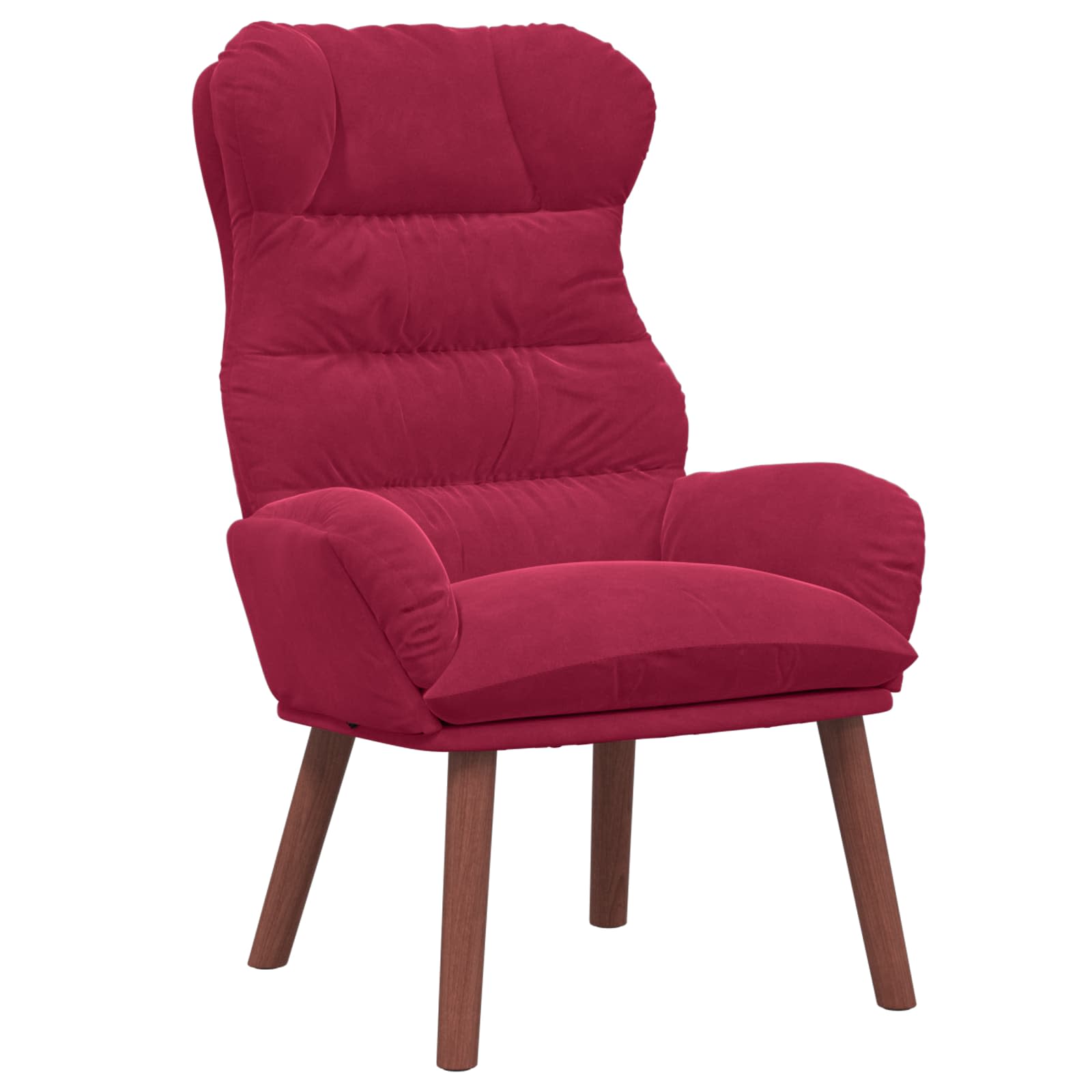 Fauteuil Wijnrood 69 x 74 x 93 cm Fluweel is nu te koop bij PeponiXL, paradijselijk wonen!