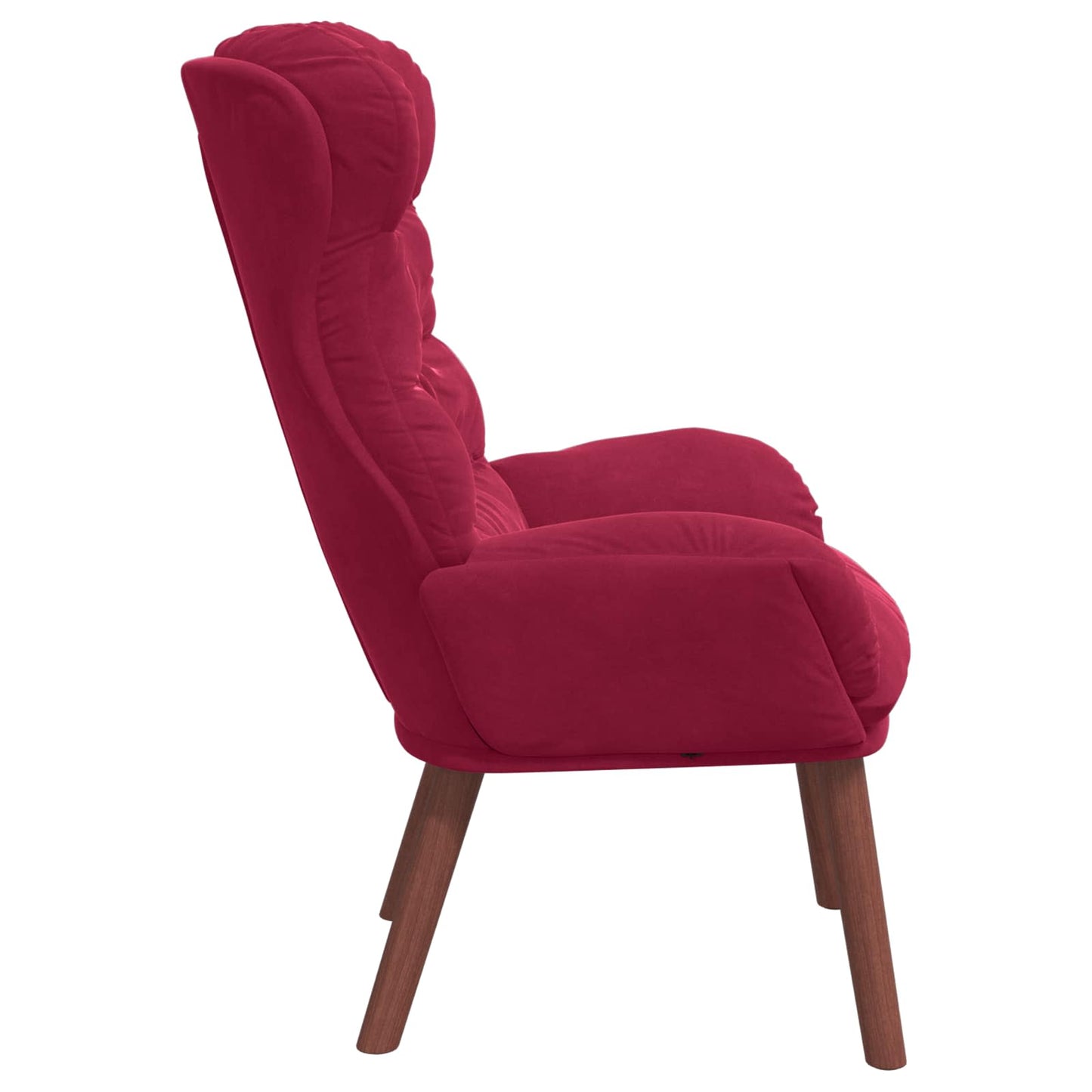 Fauteuil Wijnrood 69 x 74 x 93 cm Fluweel is nu te koop bij PeponiXL, paradijselijk wonen!