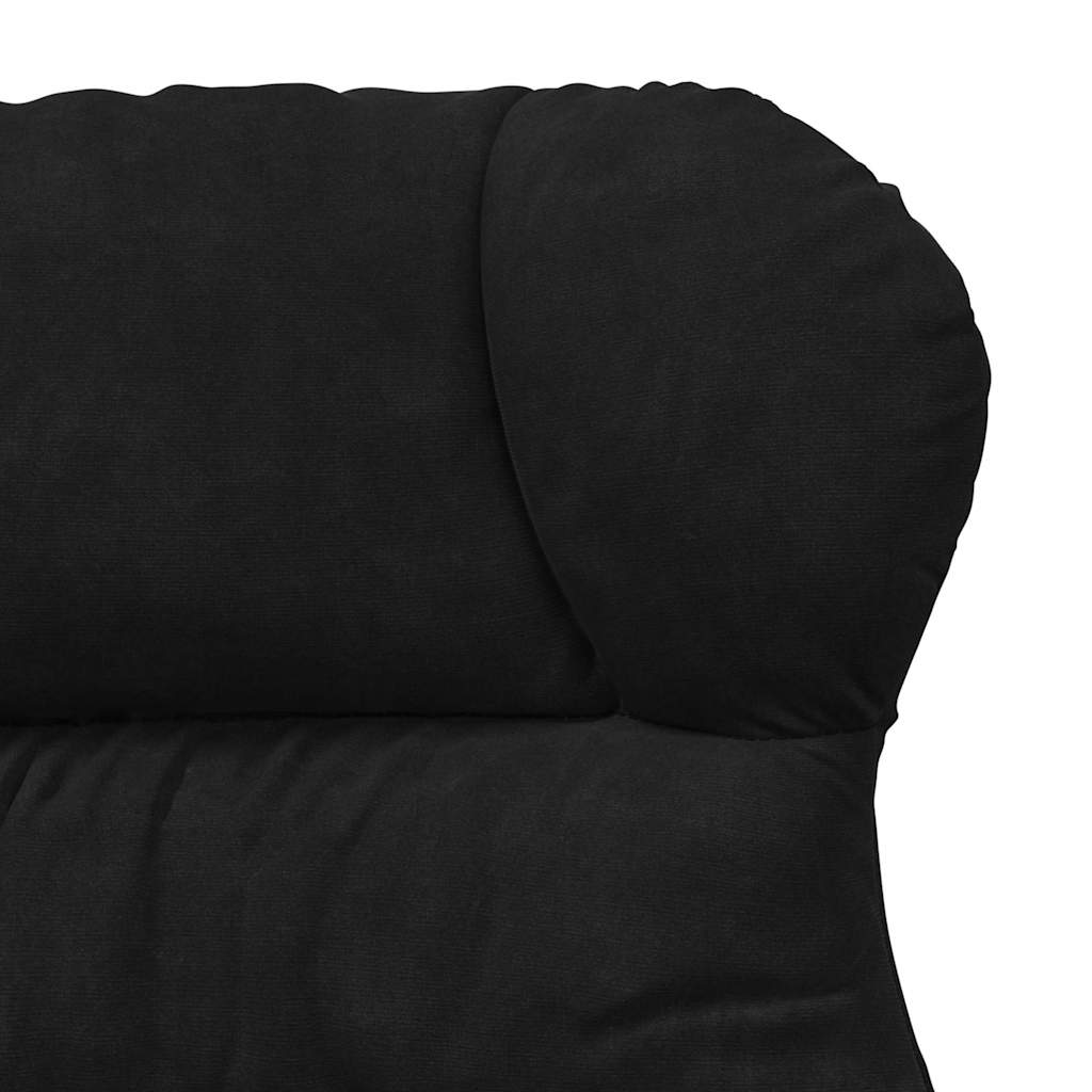 Fauteuil Zwart 69 x 74 x 93 cm Fluweel is nu te koop bij PeponiXL, paradijselijk wonen!