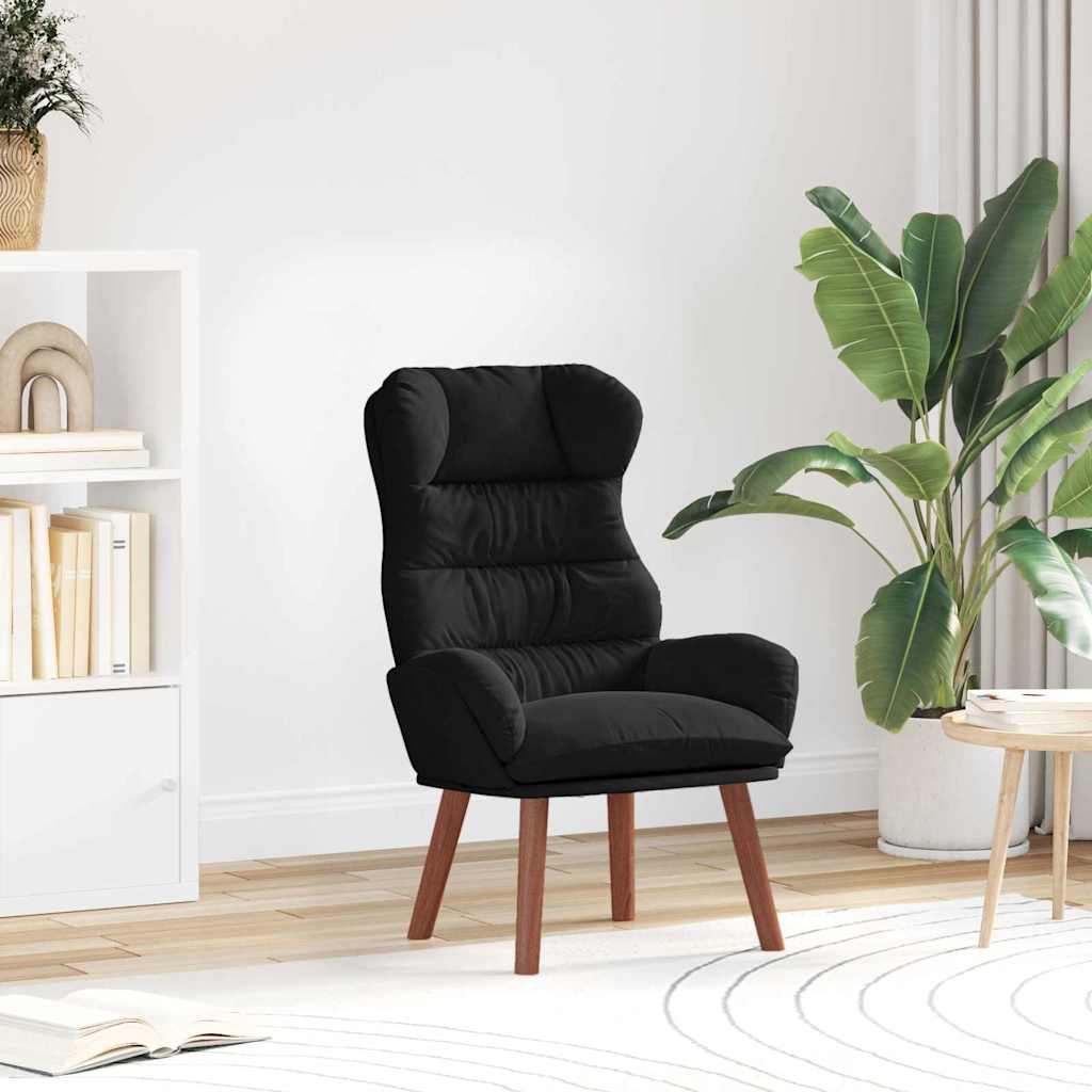 Fauteuil Zwart 69 x 74 x 93 cm Fluweel is nu te koop bij PeponiXL, paradijselijk wonen!
