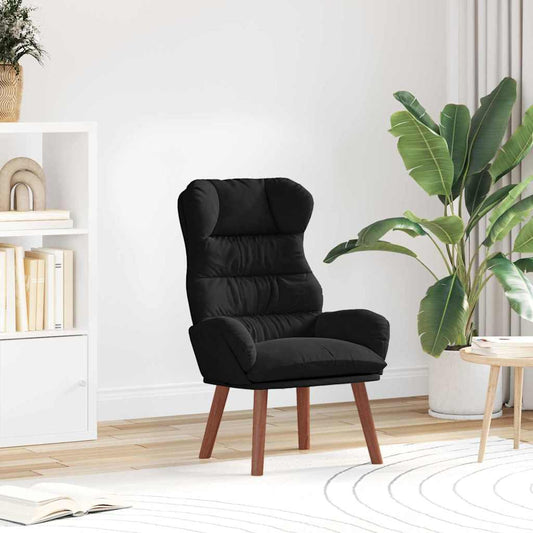 Fauteuil Zwart 69 x 74 x 93 cm Fluweel is nu te koop bij PeponiXL, paradijselijk wonen!