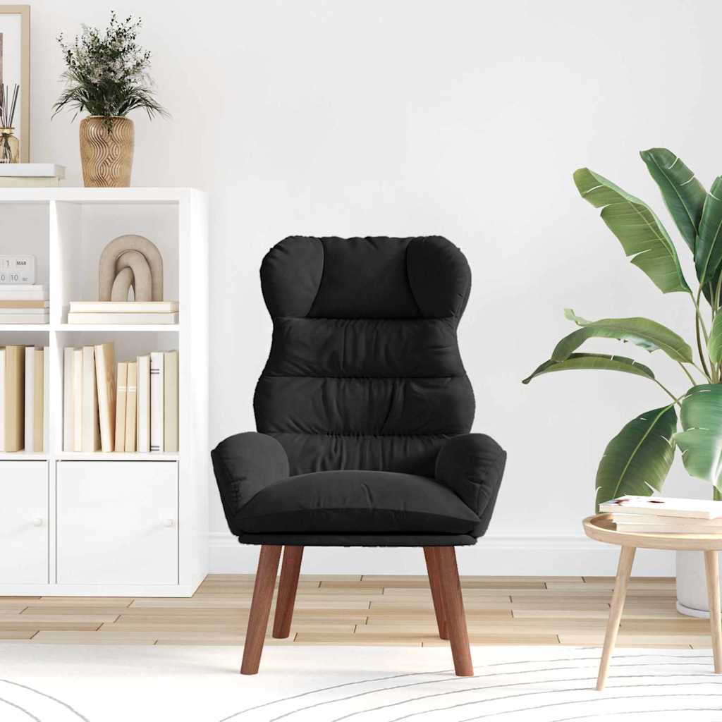 Fauteuil Zwart 69 x 74 x 93 cm Fluweel is nu te koop bij PeponiXL, paradijselijk wonen!