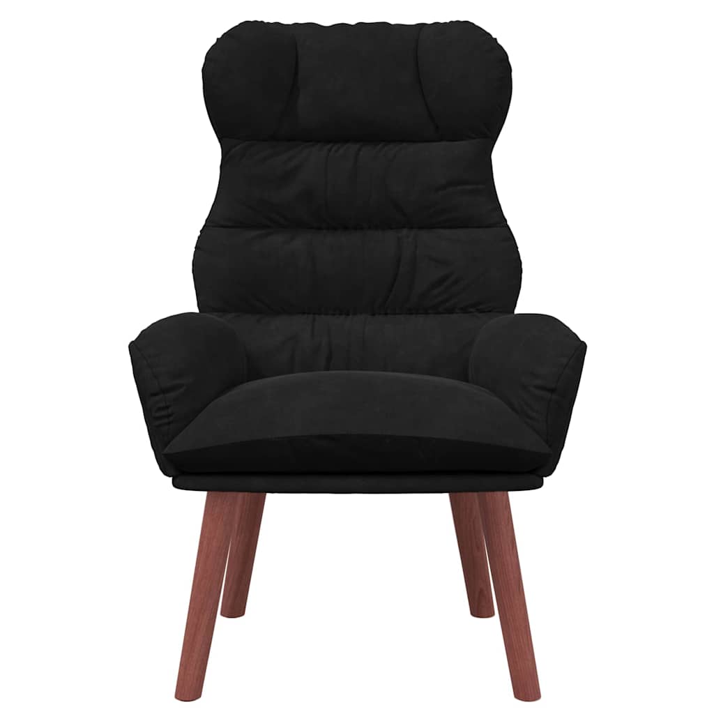 Fauteuil Zwart 69 x 74 x 93 cm Fluweel is nu te koop bij PeponiXL, paradijselijk wonen!